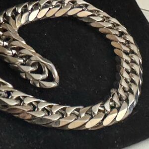 Chunky Silver Chain Bracelet